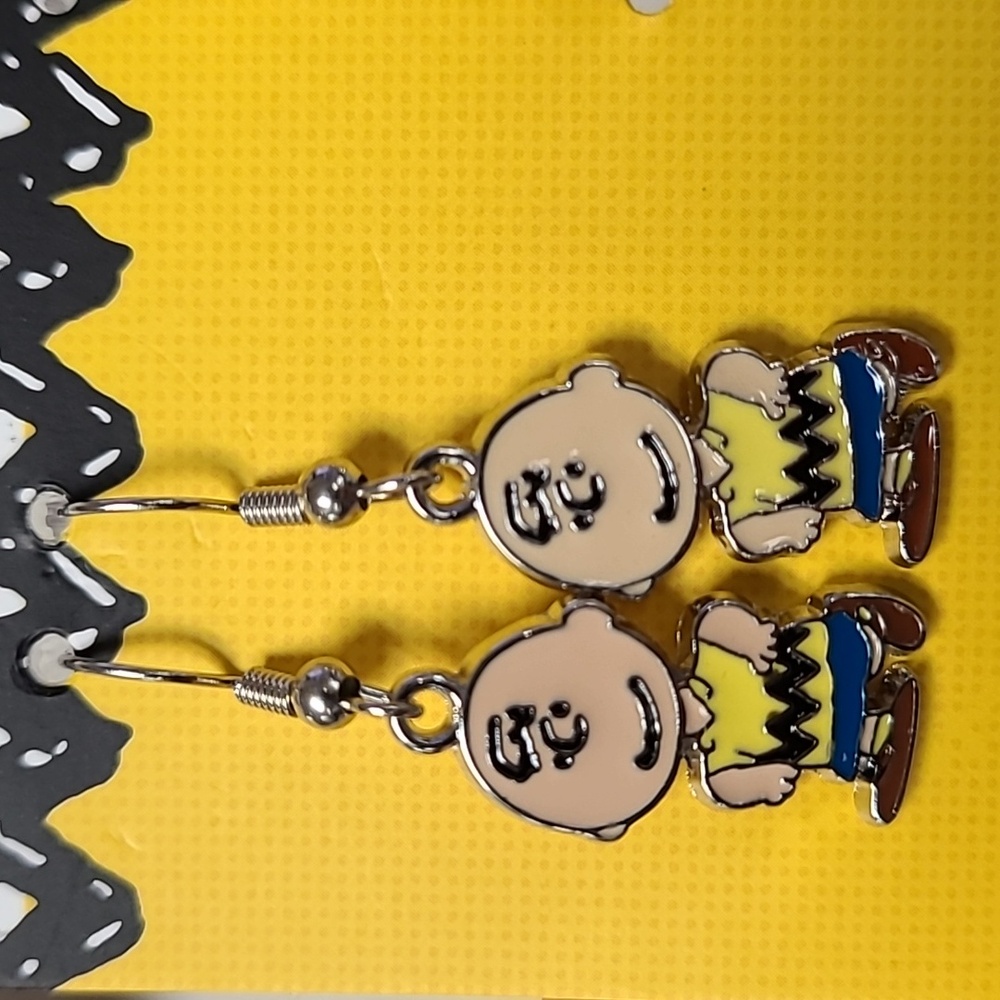 Charlie Brown Earrings Peanuts NWOT